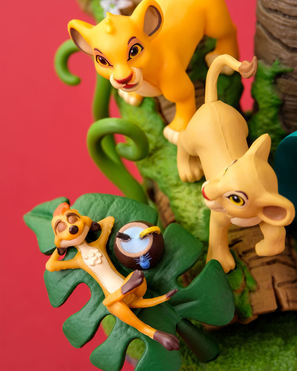 Imagen del producto El Rey León - Diorama de Simba y Nala