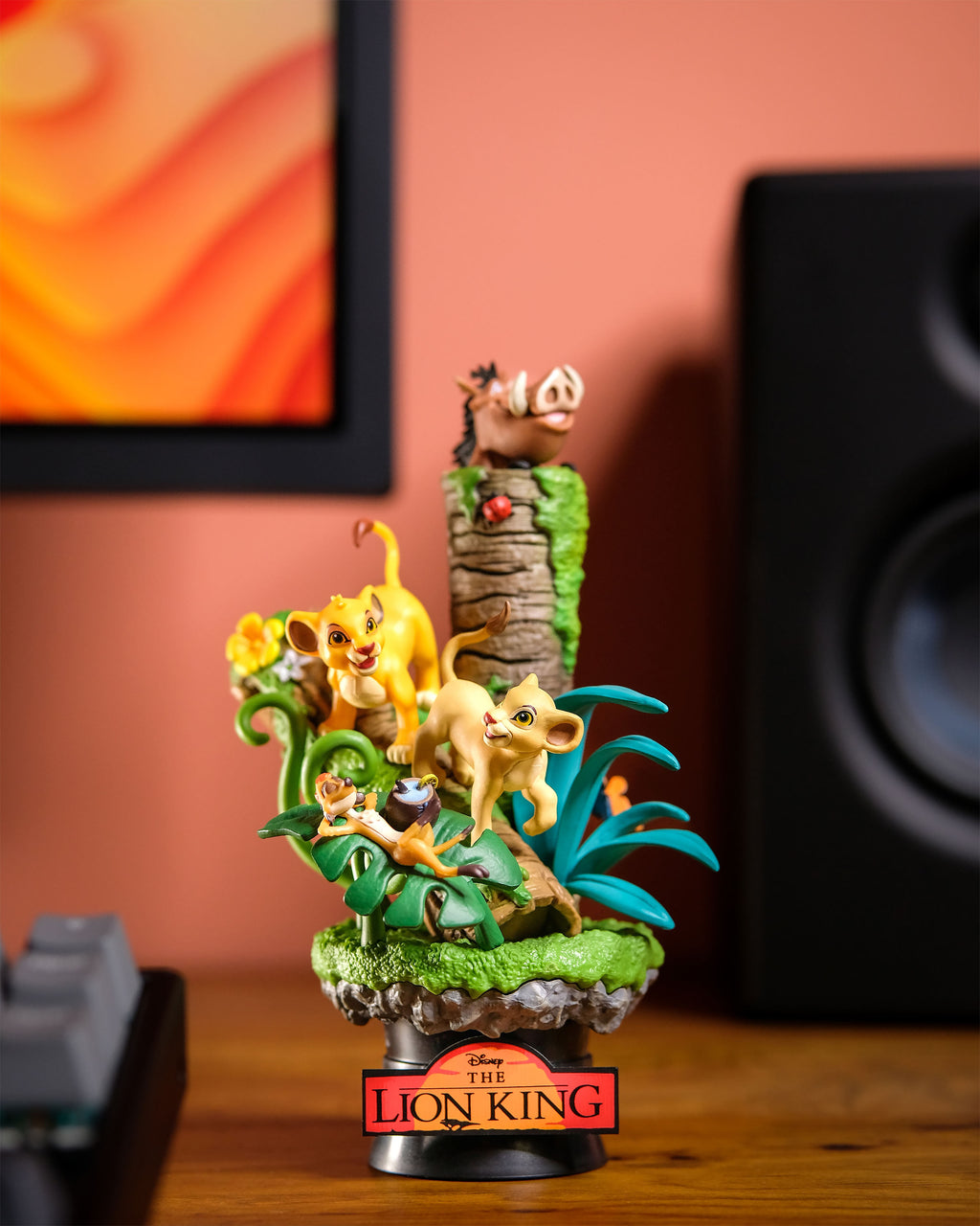 Imagen del producto El Rey León - Diorama de Simba y Nala