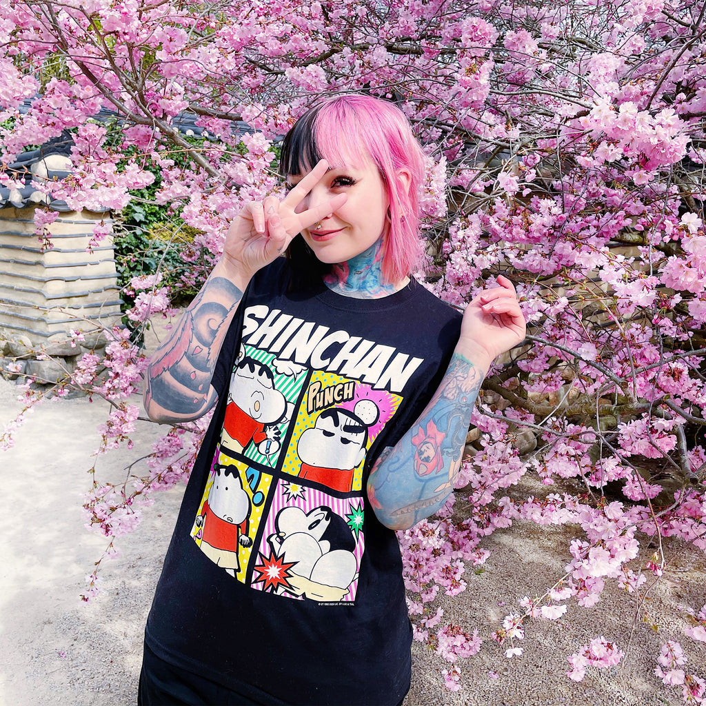Product image Shin-Chan - Pop Art T-Shirt black