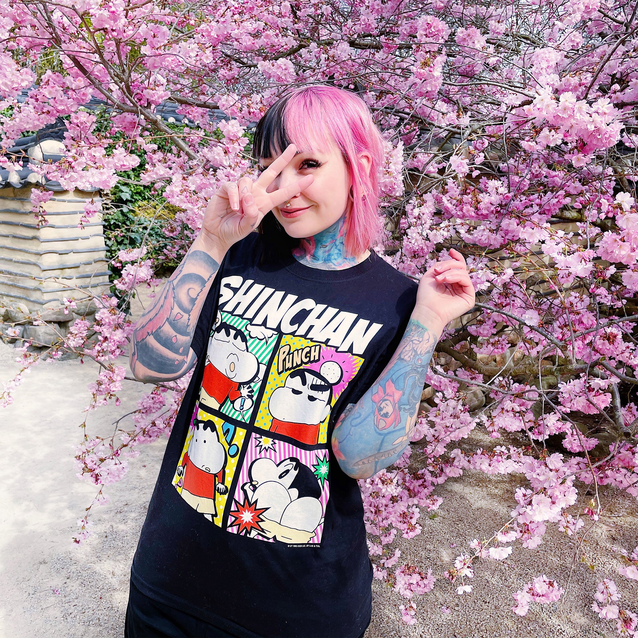 Product image Shin-Chan - Pop Art T-Shirt black