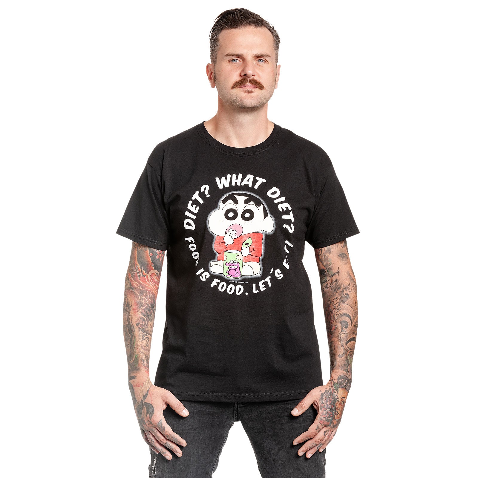 Imagen del producto Shin-Chan - Camiseta de dieta negra