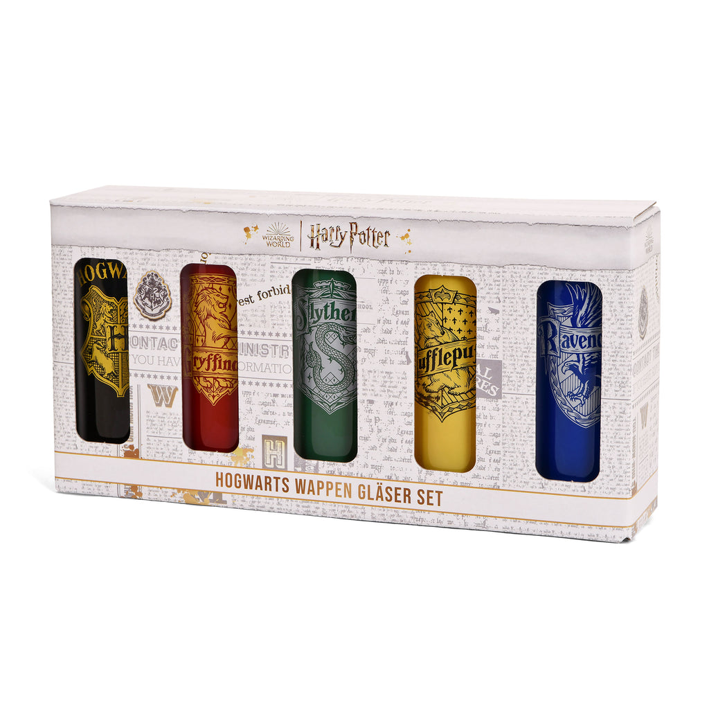 Product image Hogwarts Houses Glass Set 5-piece - Harry Potter