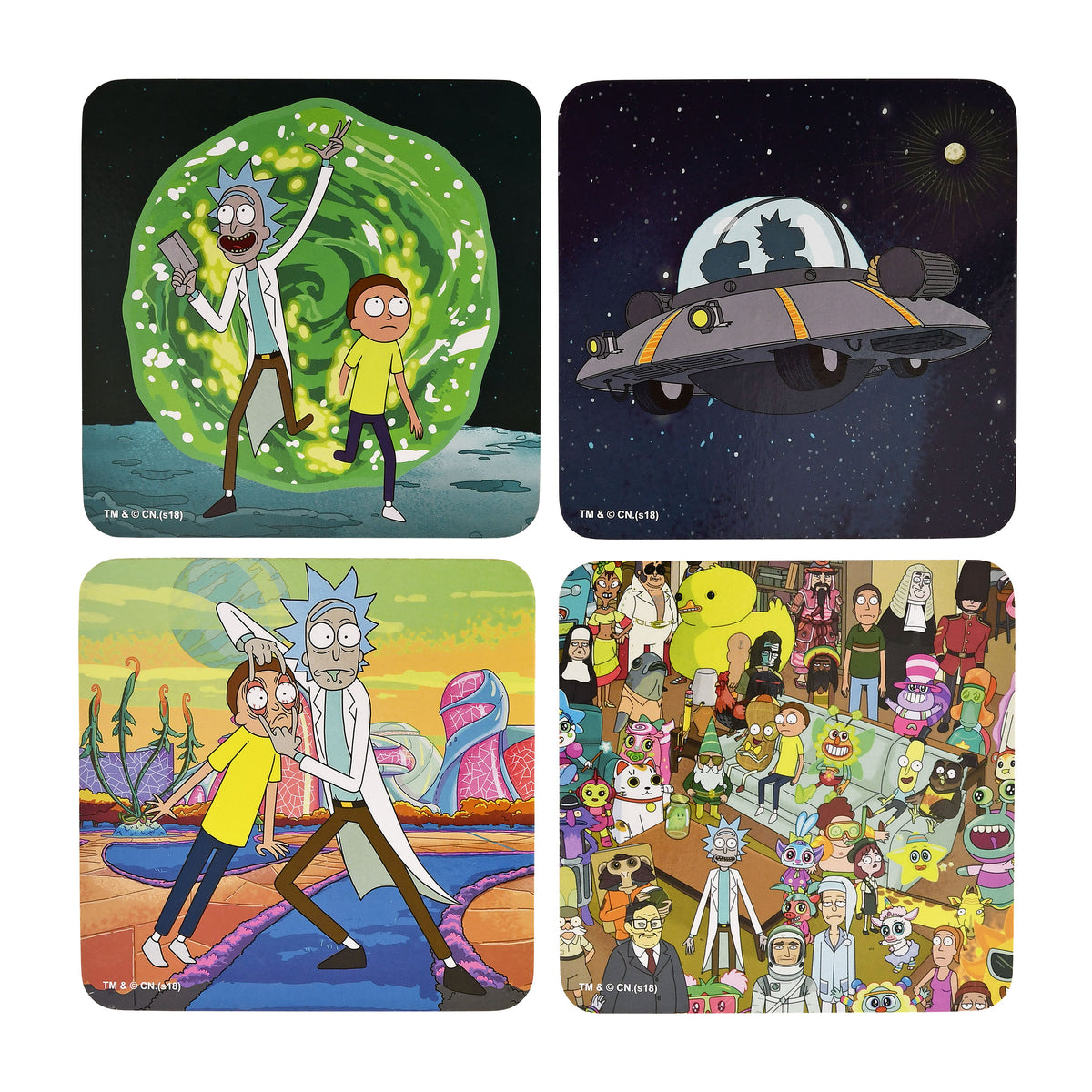 Product image Rick and Morty - Generic Coaster Set of 4
