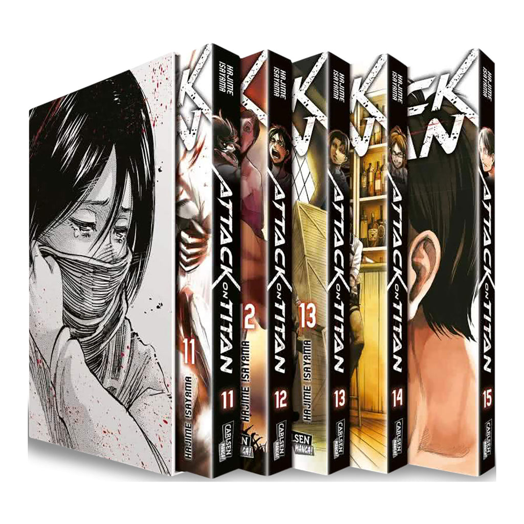 Imagen del producto Attack on Titan - Caja de Coleccionista Volumen 11-15