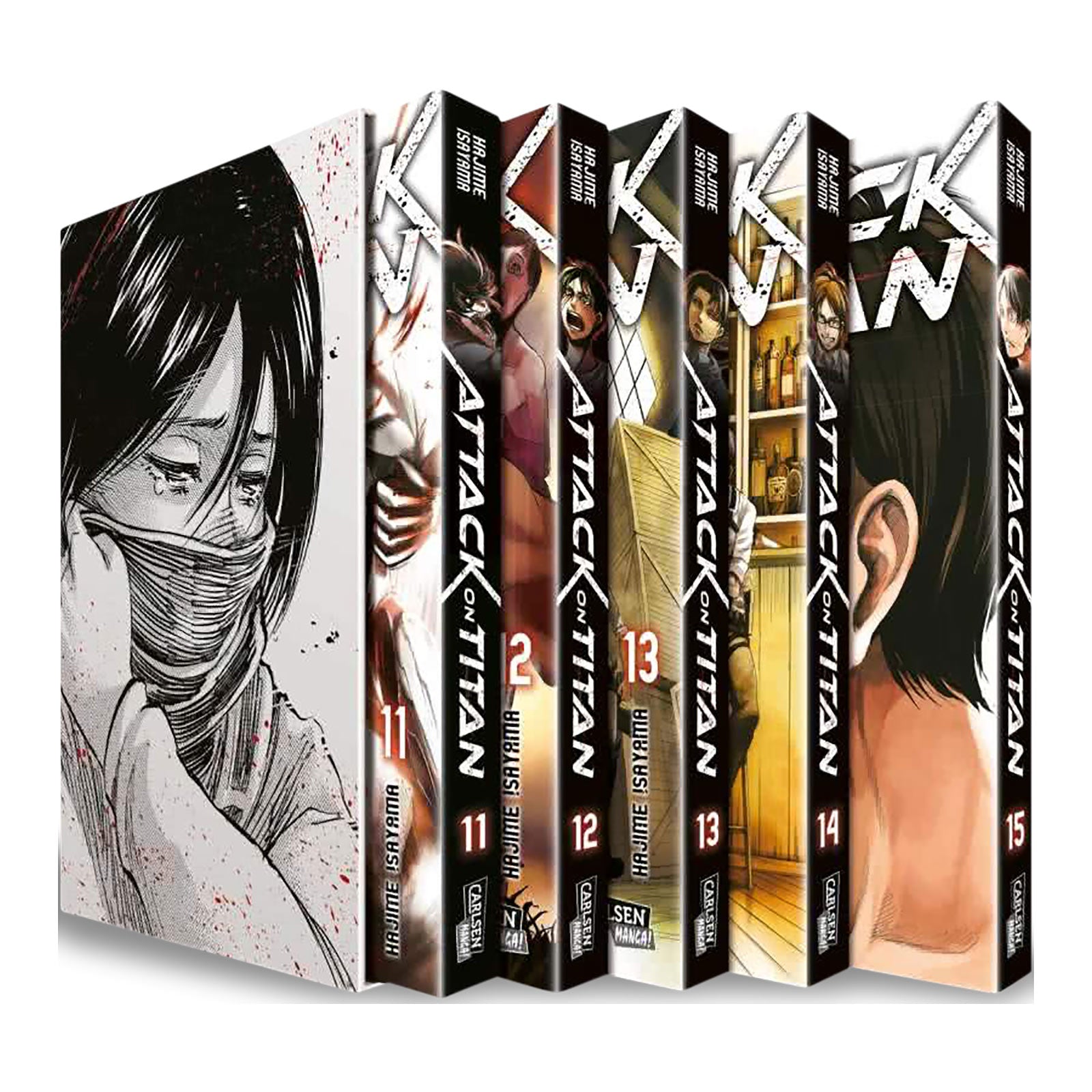 Imagen del producto Attack on Titan - Caja de Coleccionista Volumen 11-15
