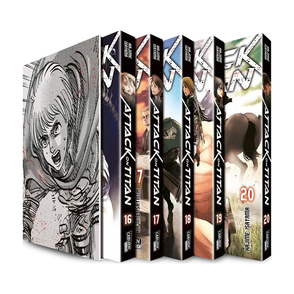 Imagen del producto Attack on Titan - Caja de coleccionista Volumen 16-20