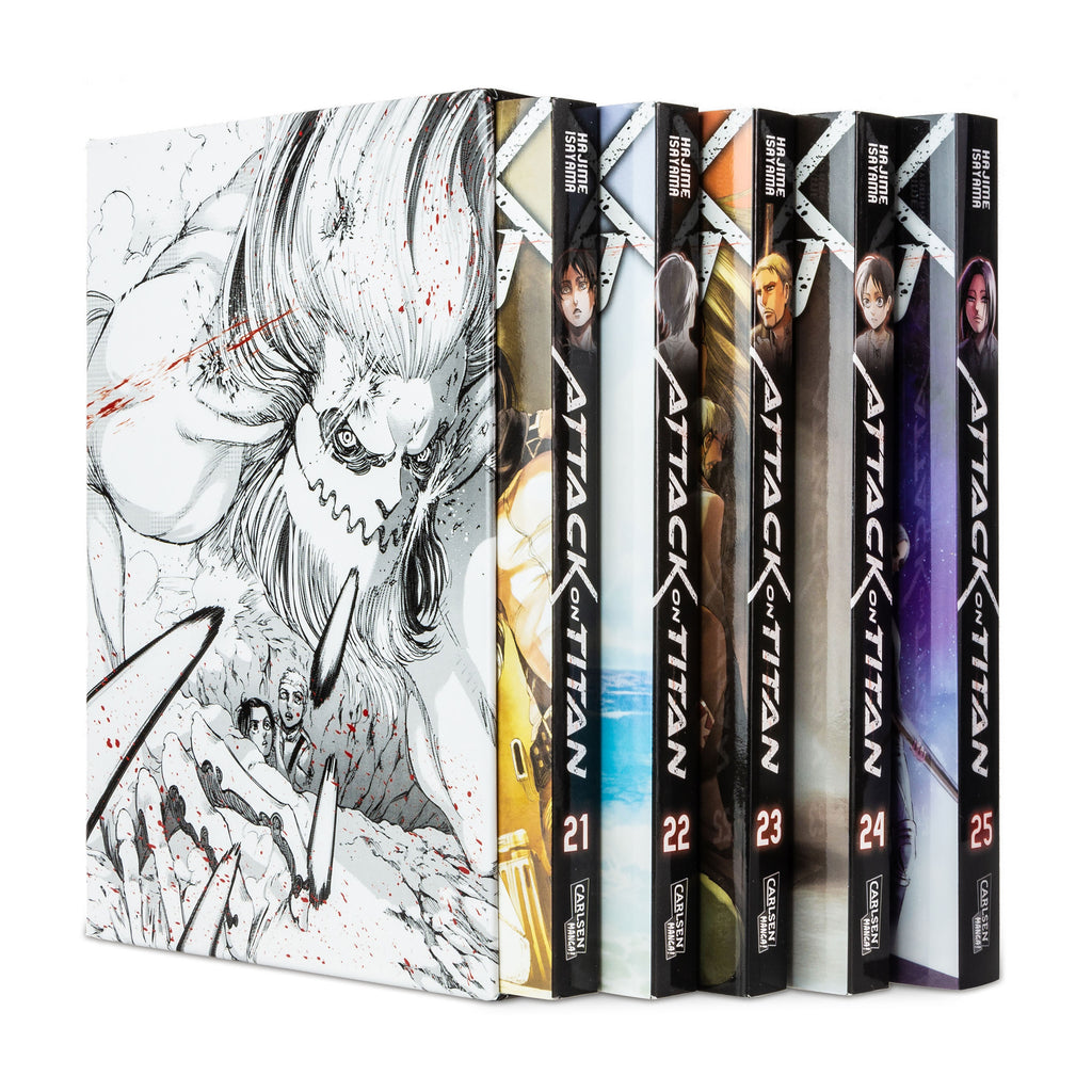 Imagen del producto Attack on Titan - Caja de colección Volumen 21-25