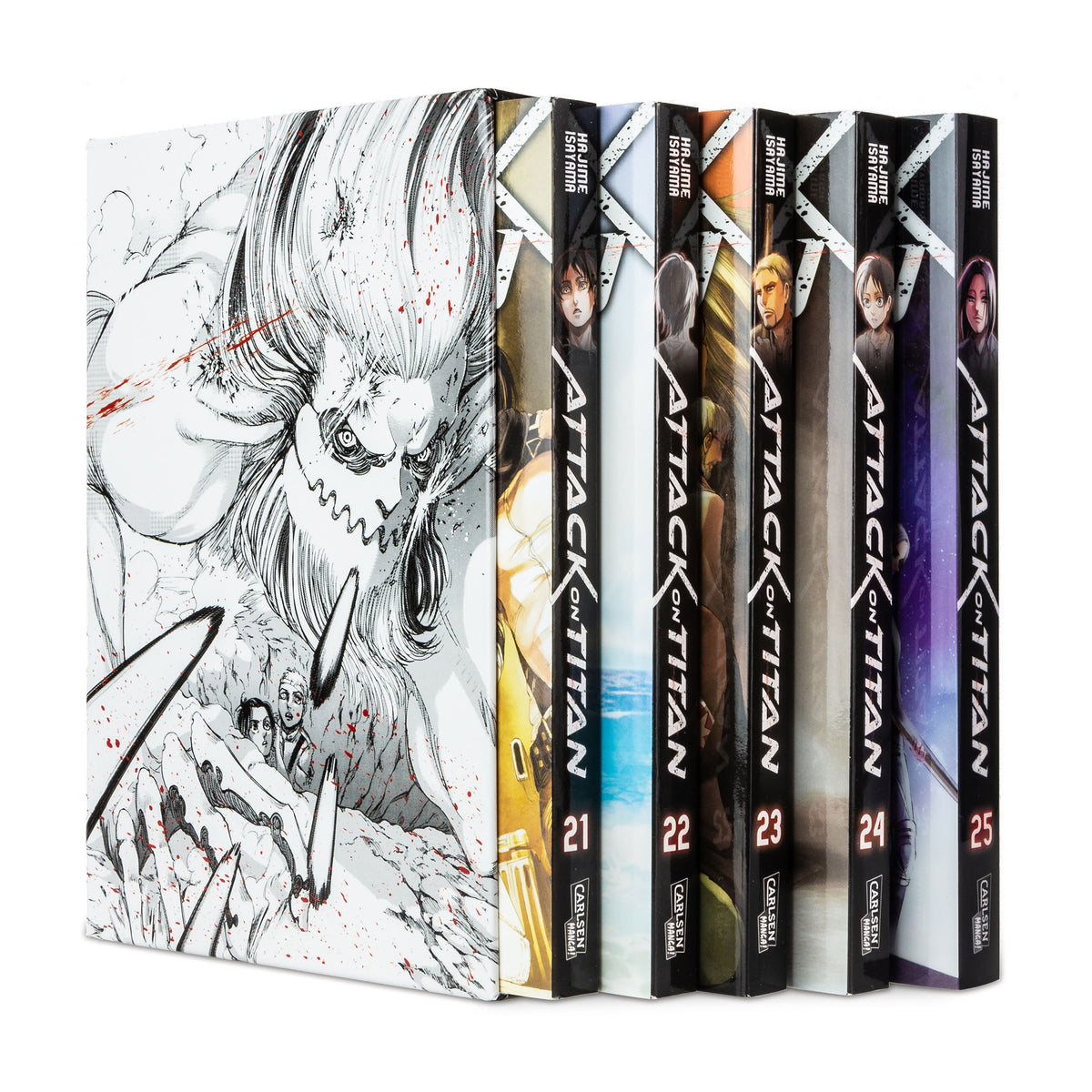 Imagen del producto Attack on Titan - Caja de colección Volumen 21-25