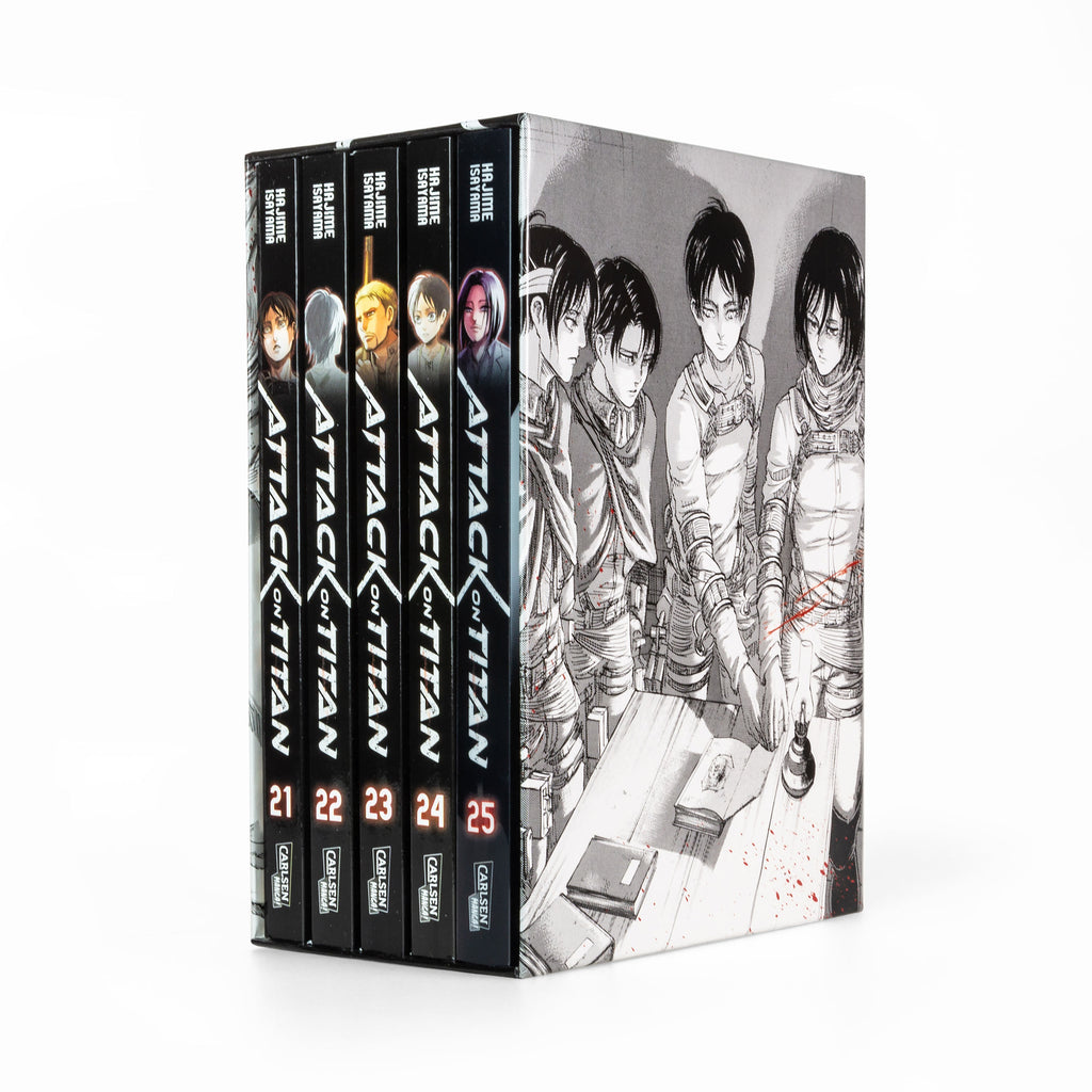 Imagen del producto Attack on Titan - Caja de colección Volumen 21-25