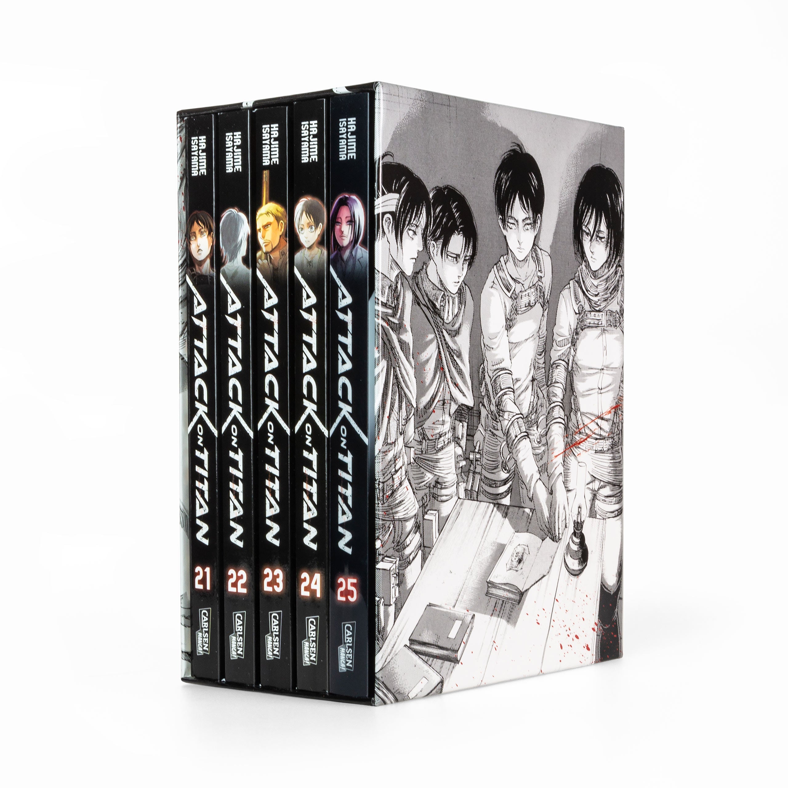 Imagen del producto Attack on Titan - Caja de colección Volumen 21-25