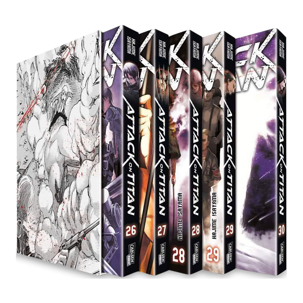 Imagen del producto Attack on Titan - Caja de colección Volumen 26-30