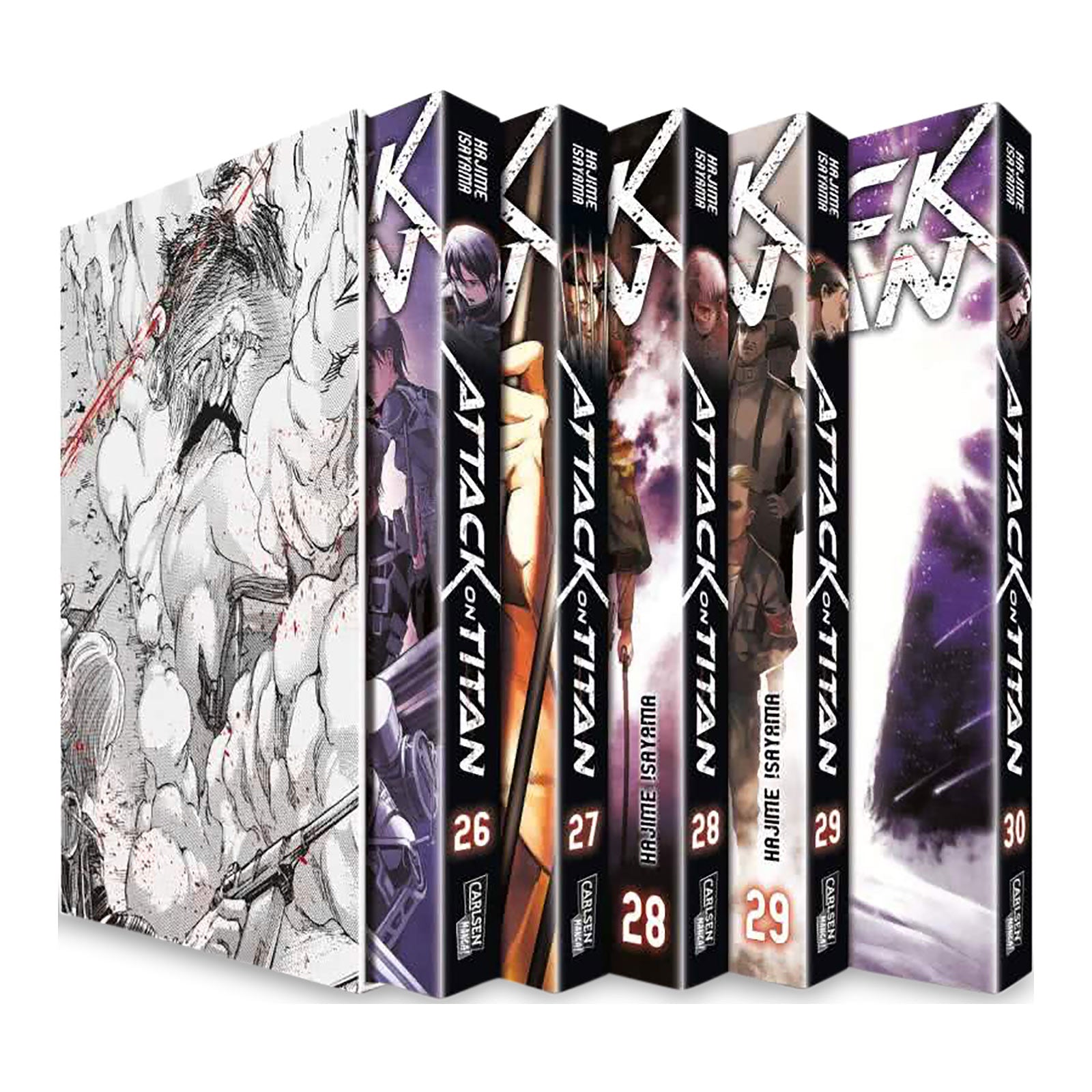 Imagen del producto Attack on Titan - Caja de colección Volumen 26-30