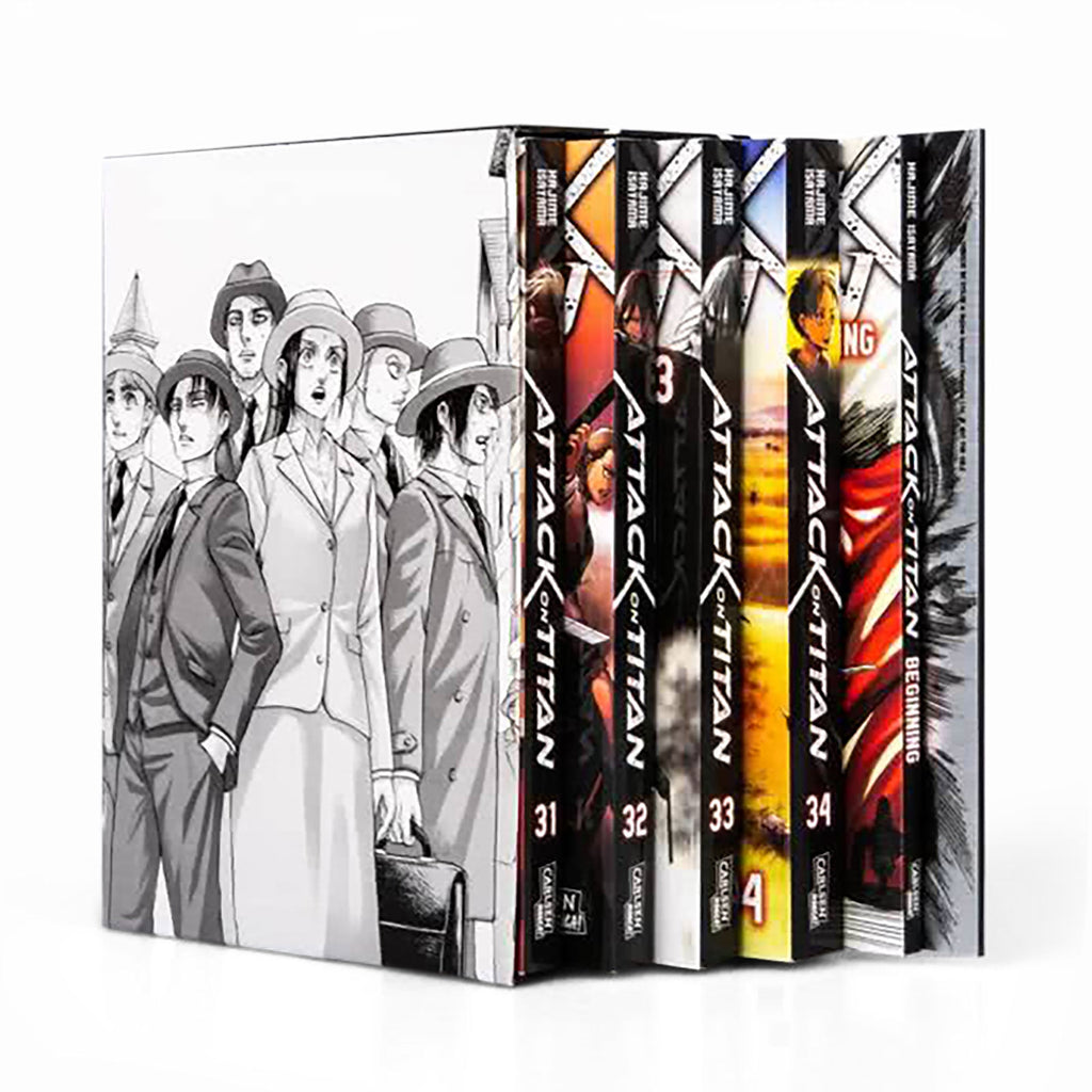 Imagen del producto Attack on Titan - Caja de coleccionista Volumen 31-34
