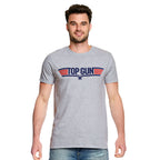 Imagen del producto Top Gun - Camiseta con logo gris