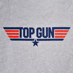 Imagen del producto Top Gun - Camiseta con logo gris
