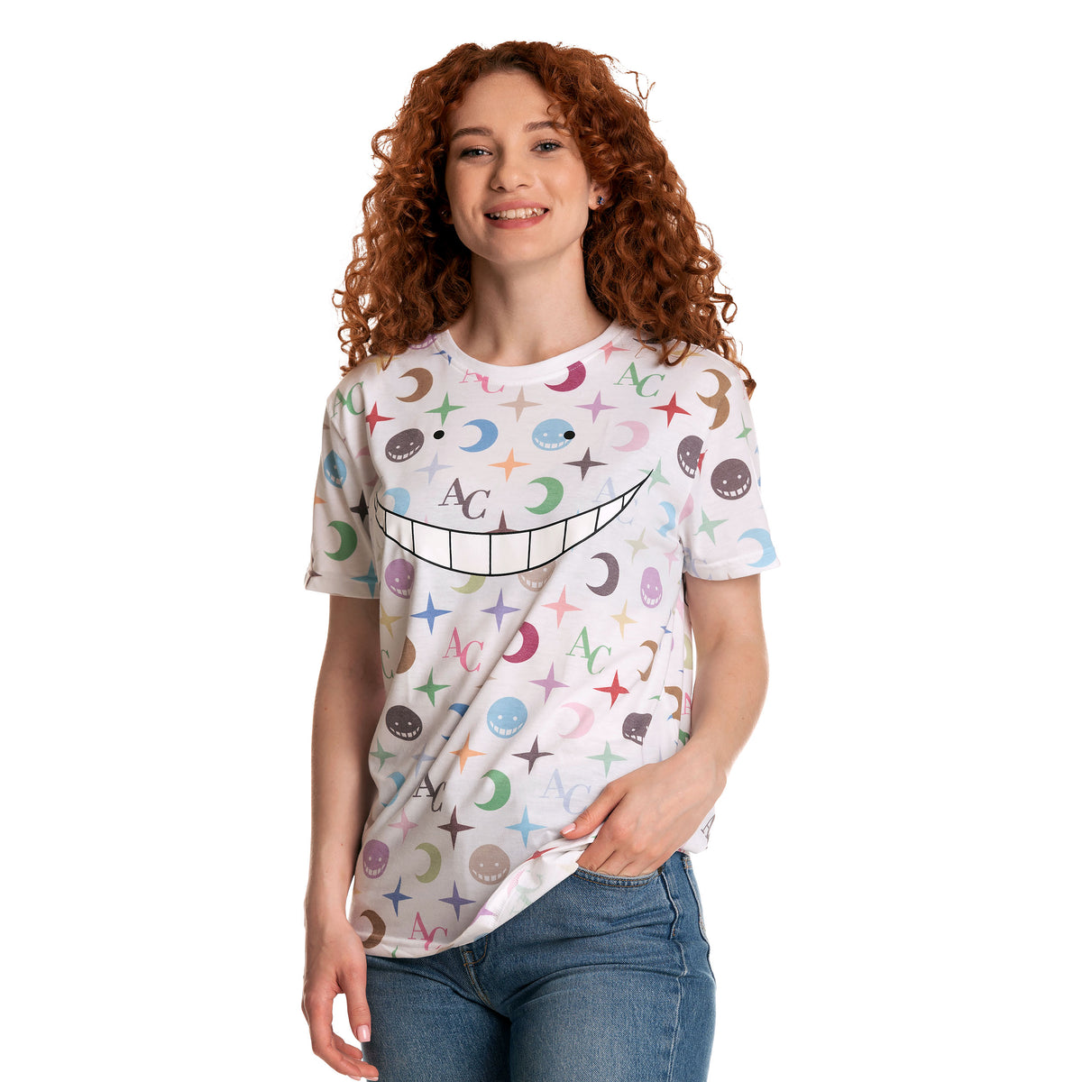 Imagen del producto Assassination Classroom - Camiseta blanca de Koro Sensei con estampado completo