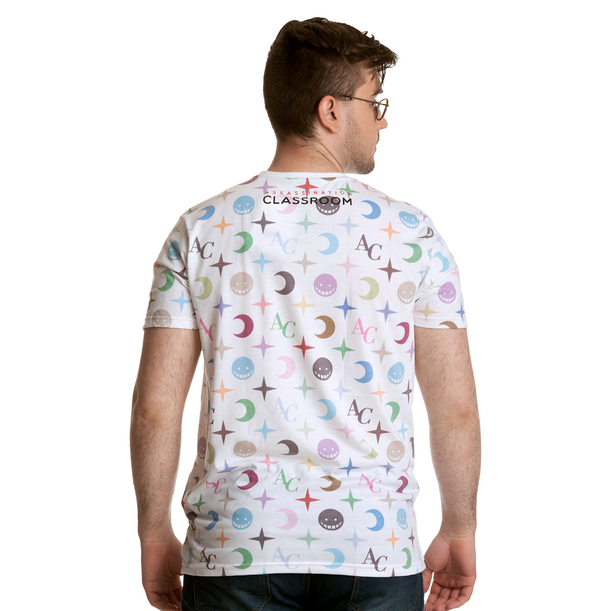 Imagen del producto Assassination Classroom - Camiseta blanca de Koro Sensei con estampado completo