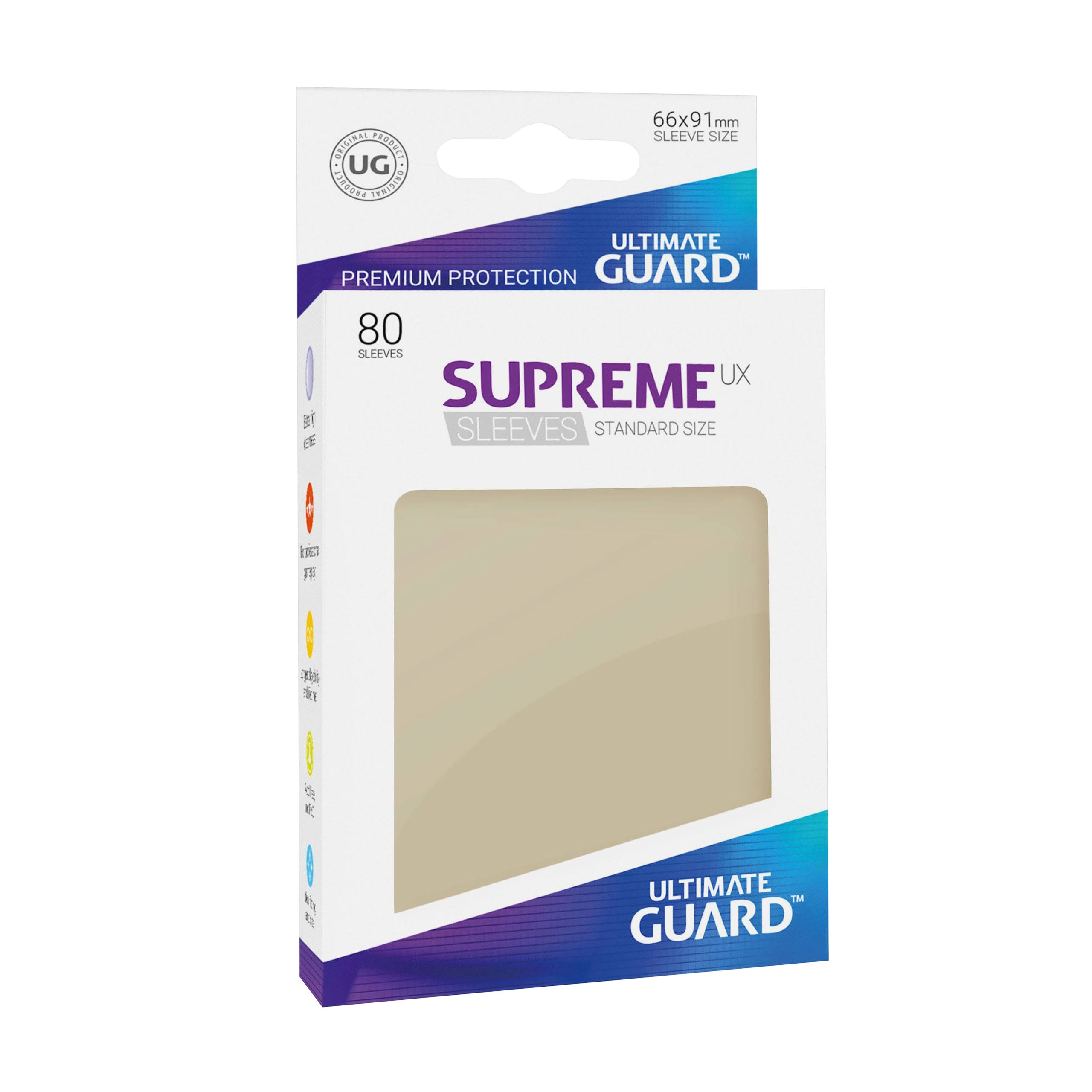 Product image Ultimate Guard card sleeves for collectible cards sand 80er set
