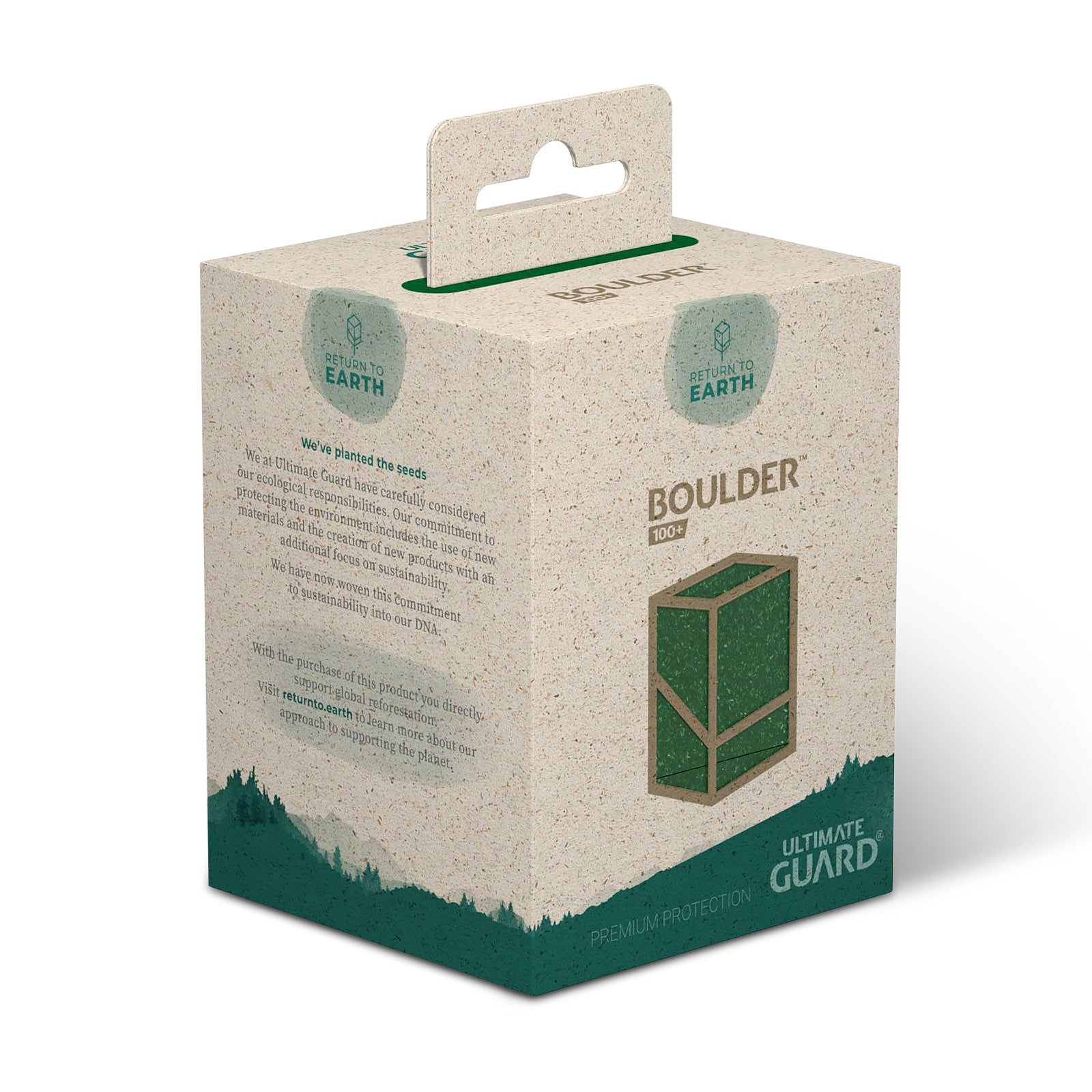 Imagen del producto Caja de tarjetas coleccionables Ultimate Guard verde para 100 tarjetas