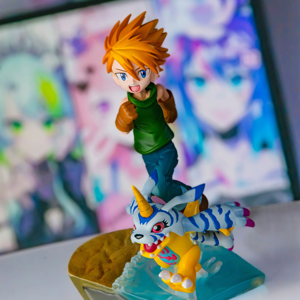 Imagen del producto Digimon Adventure - Figura de Yamato Ishida & Gabumon