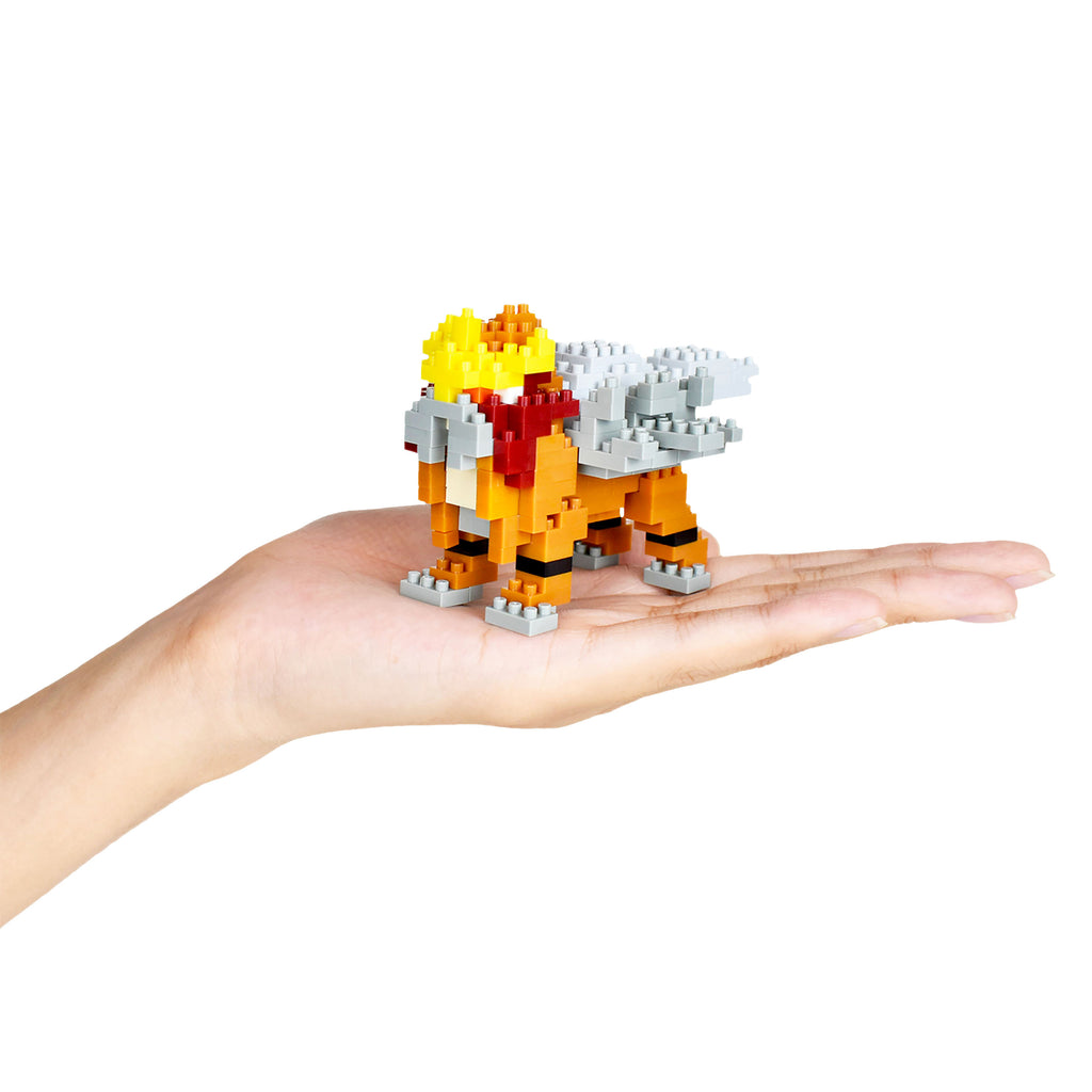 Imagen del producto Pokemon - Figura de mini bloque de construcción de Entei nanoblock