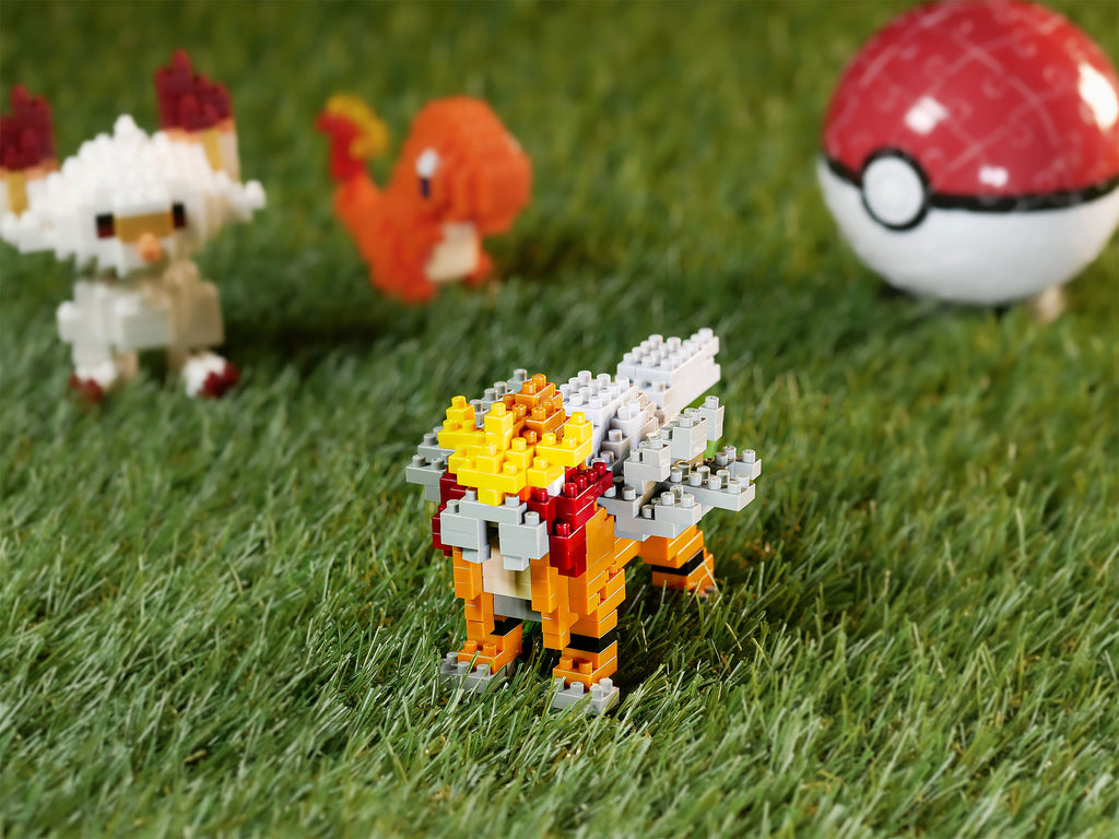 Imagen del producto Pokemon - Figura de mini bloque de construcción de Entei nanoblock