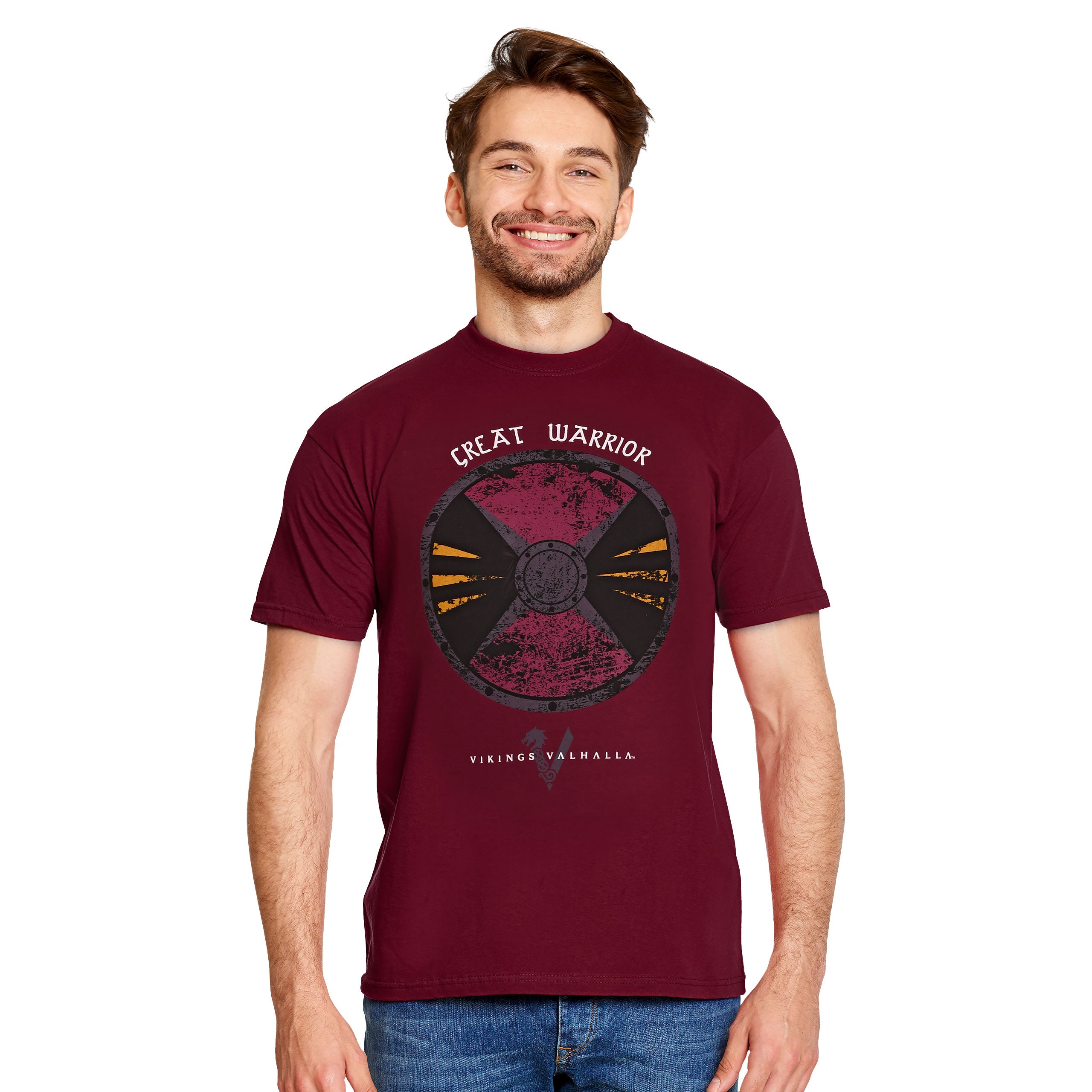 Imagen del producto Vikings Valhalla - Camiseta Gran Guerrero roja