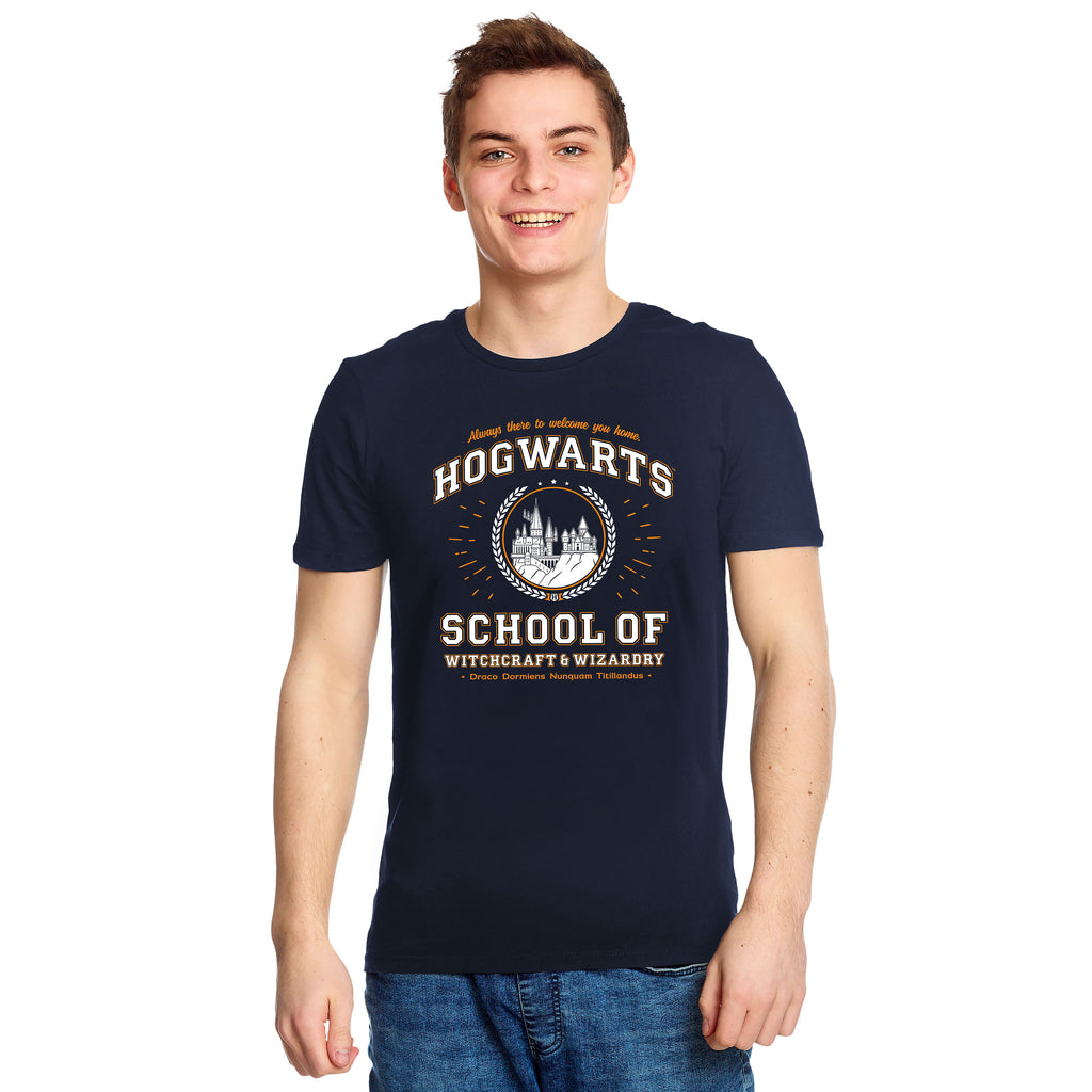 Product image Hogwarts School T-Shirt blue - Harry Potter