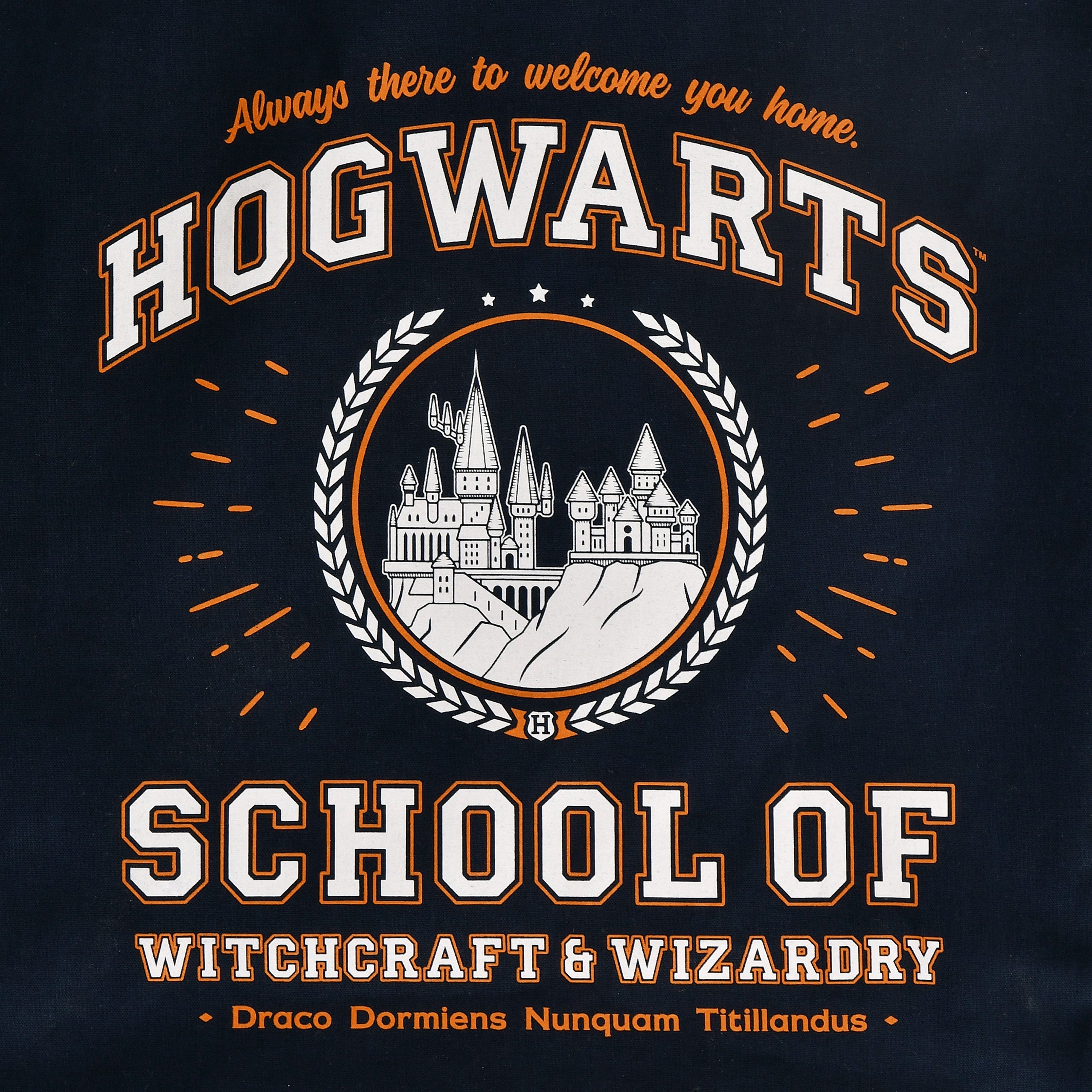 Imagen del producto Bolsa de yute Hogwarts School azul - Harry Potter