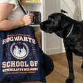 Imagen del producto Bolsa de yute Hogwarts School azul - Harry Potter