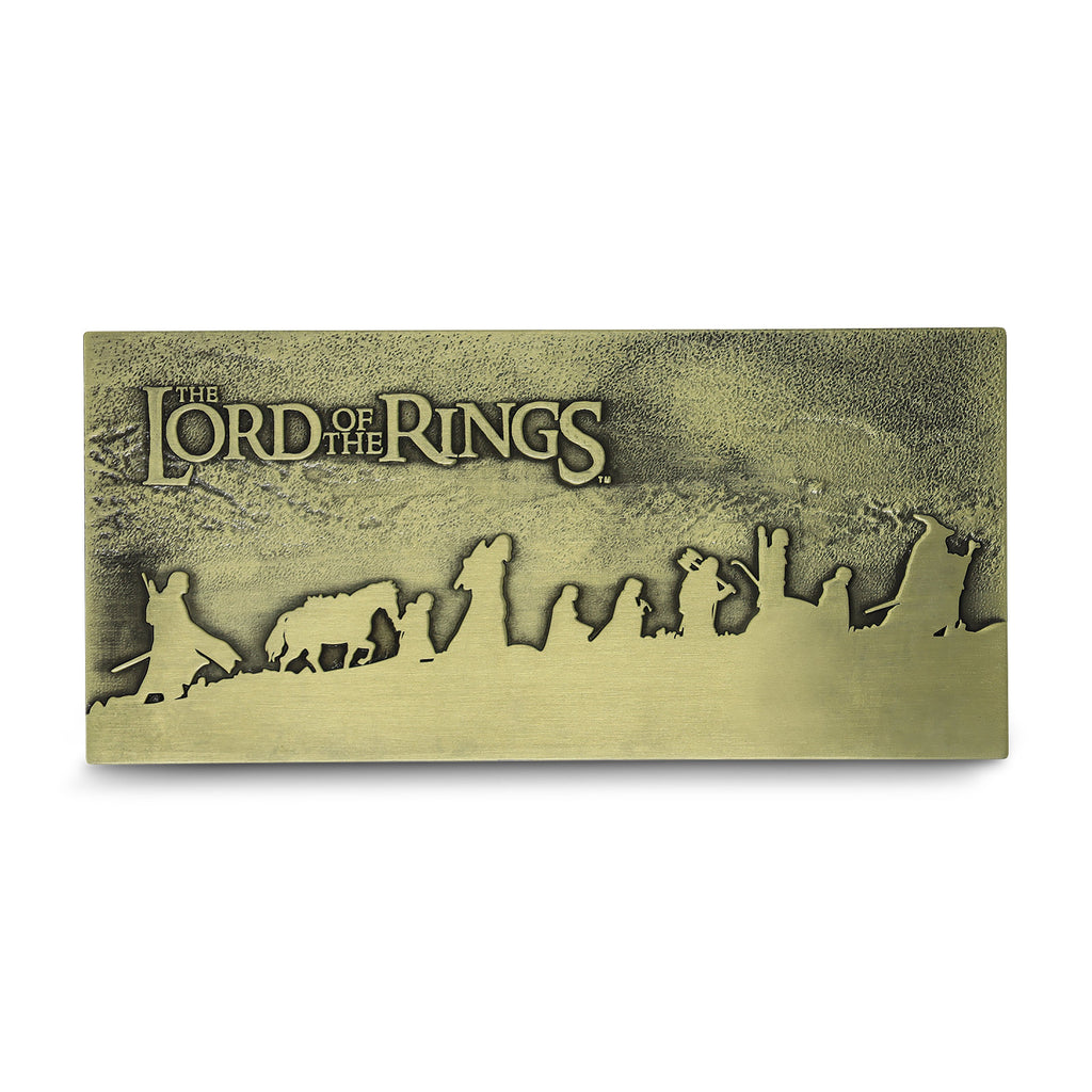 Imagen del producto El Señor de los Anillos - Placa de La Comunidad edición limitada