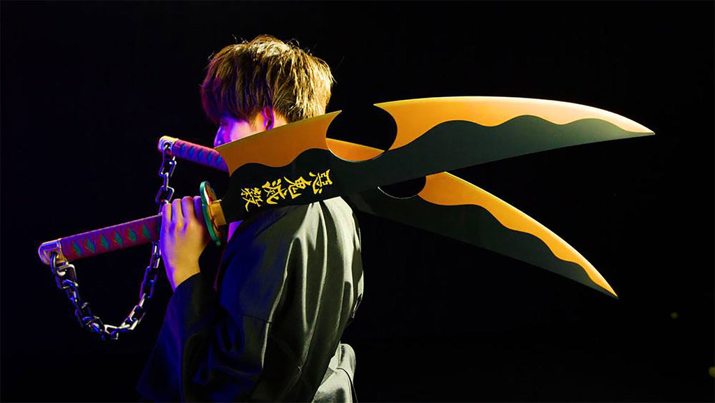 Product image Tengen Uzui Nichirin Sword Replica with Sound - Demon Slayer