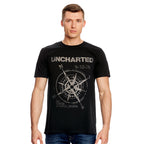 Imagen del producto Uncharted - Camiseta negra con brújula