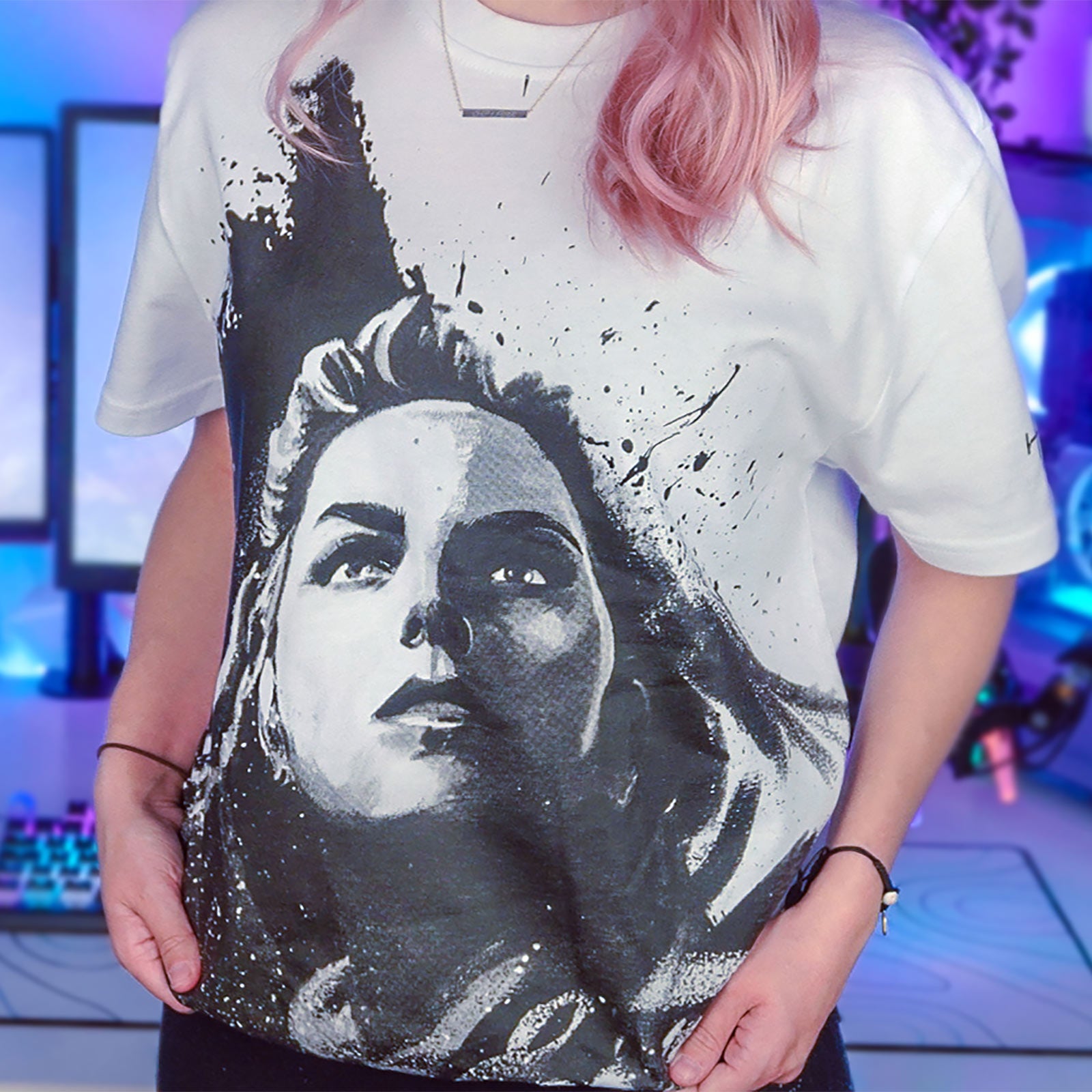 Imagen del producto Horizon - Camiseta Aloy Spray blanca