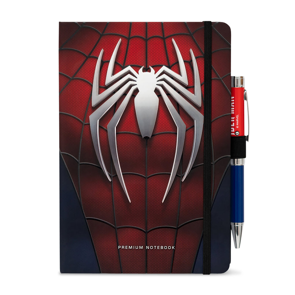 Imagen del producto Spider-Man - Cuaderno de notas A5 con bolígrafo de logotipo