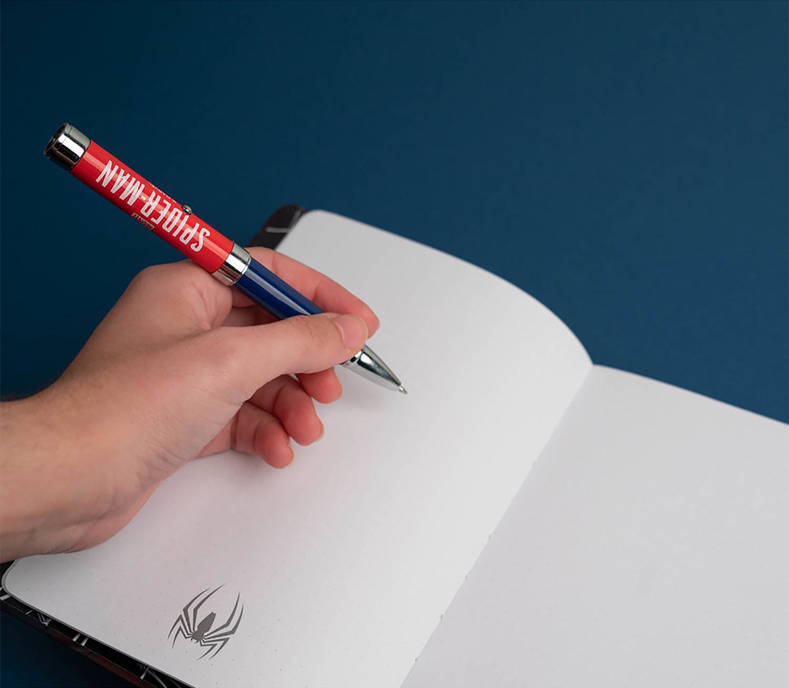 Imagen del producto Spider-Man - Cuaderno de notas A5 con bolígrafo de logotipo