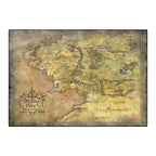 Imagen del producto El Señor de los Anillos - Alfombrilla de escritorio con mapa de la Tierra Media