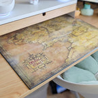 Imagen del producto El Señor de los Anillos - Alfombrilla de escritorio con mapa de la Tierra Media