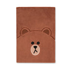 Imagen del producto Line Friends - Brown Libreta de peluche A5