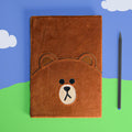 Imagen del producto Line Friends - Brown Libreta de peluche A5