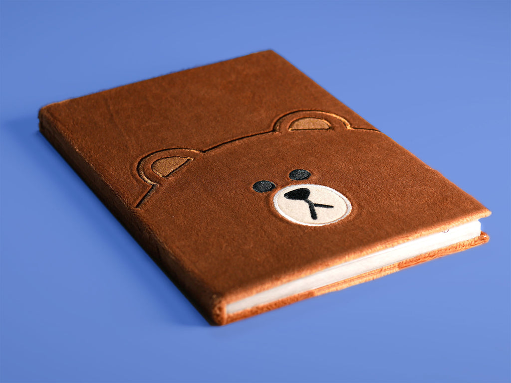 Imagen del producto Line Friends - Brown Libreta de peluche A5