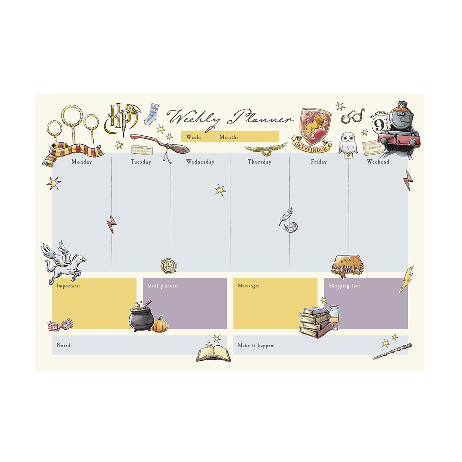 Imagen del producto Harry Potter - Planificador semanal