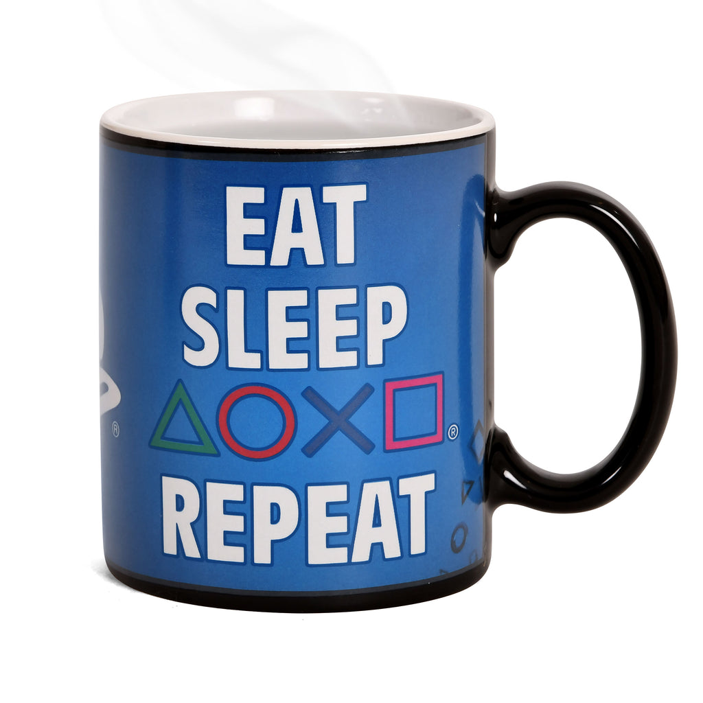 Imagen del producto PlayStation - Eat Sleep Repeat Taza de efecto térmico