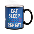 Imagen del producto PlayStation - Eat Sleep Repeat Taza de efecto térmico