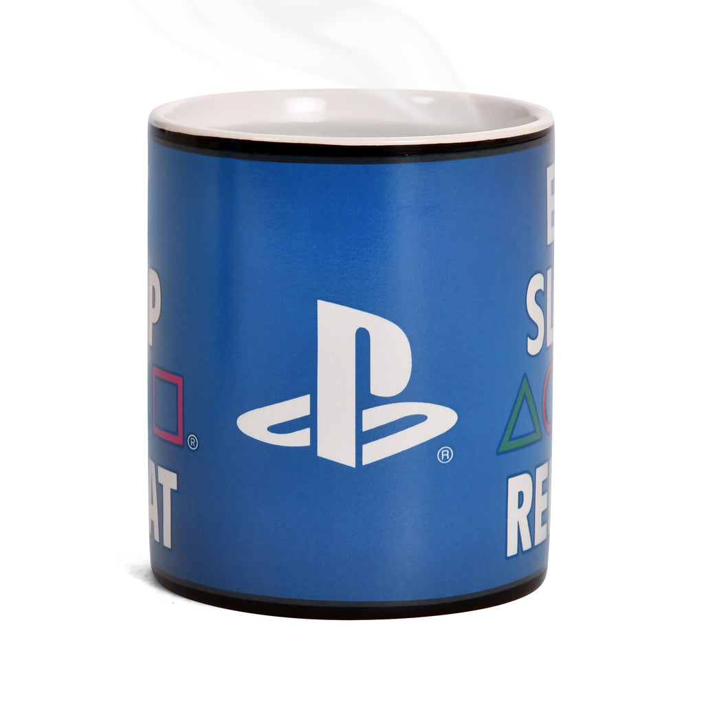 Imagen del producto PlayStation - Eat Sleep Repeat Taza de efecto térmico