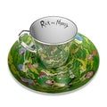 Imagen del producto Rick y Morty - Taza de espejo de portal con plato