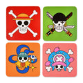 Imagen del producto One Piece - Posavasos Skulls Set de 4