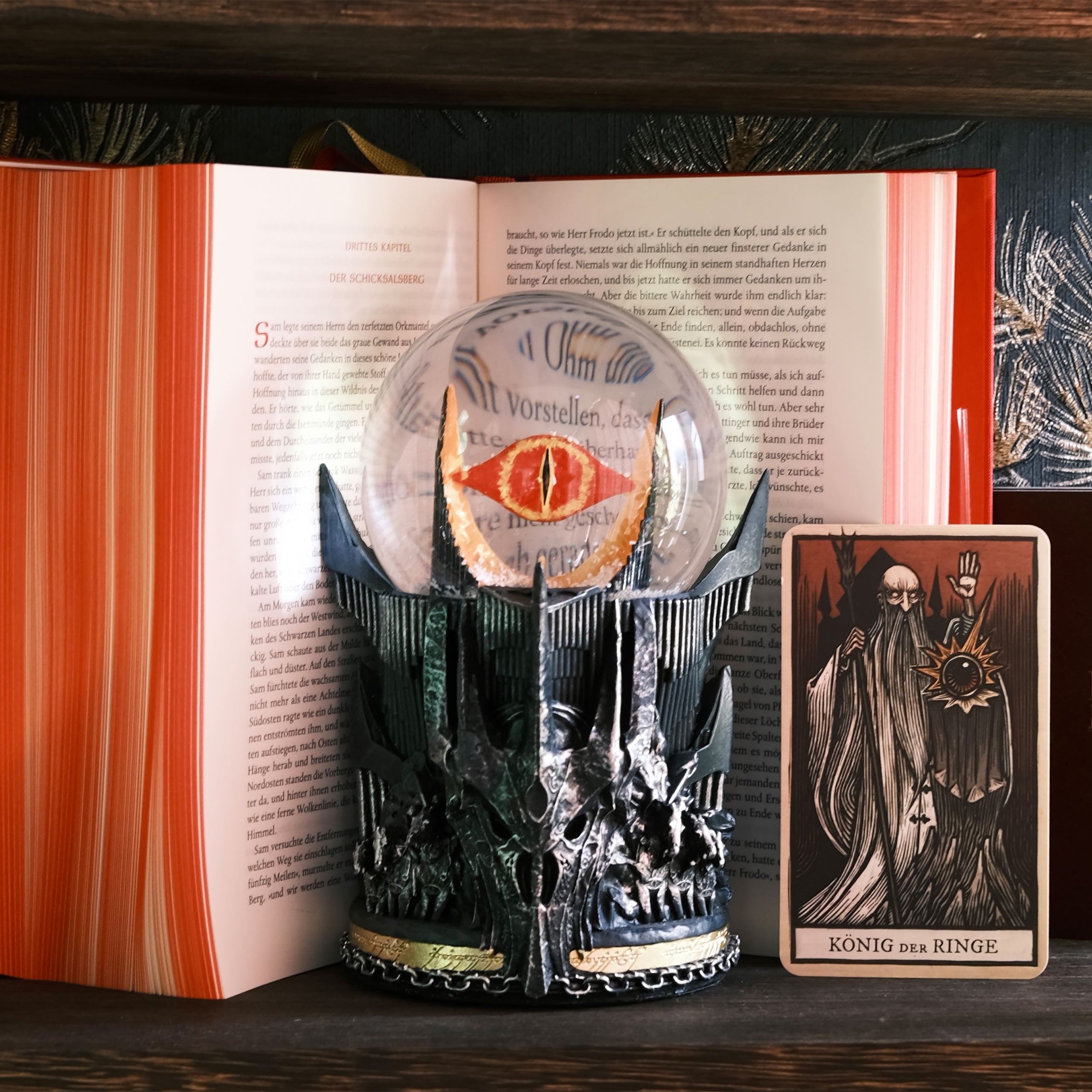 Imagen del producto El Señor de los Anillos - Bola de nieve de lujo de Sauron