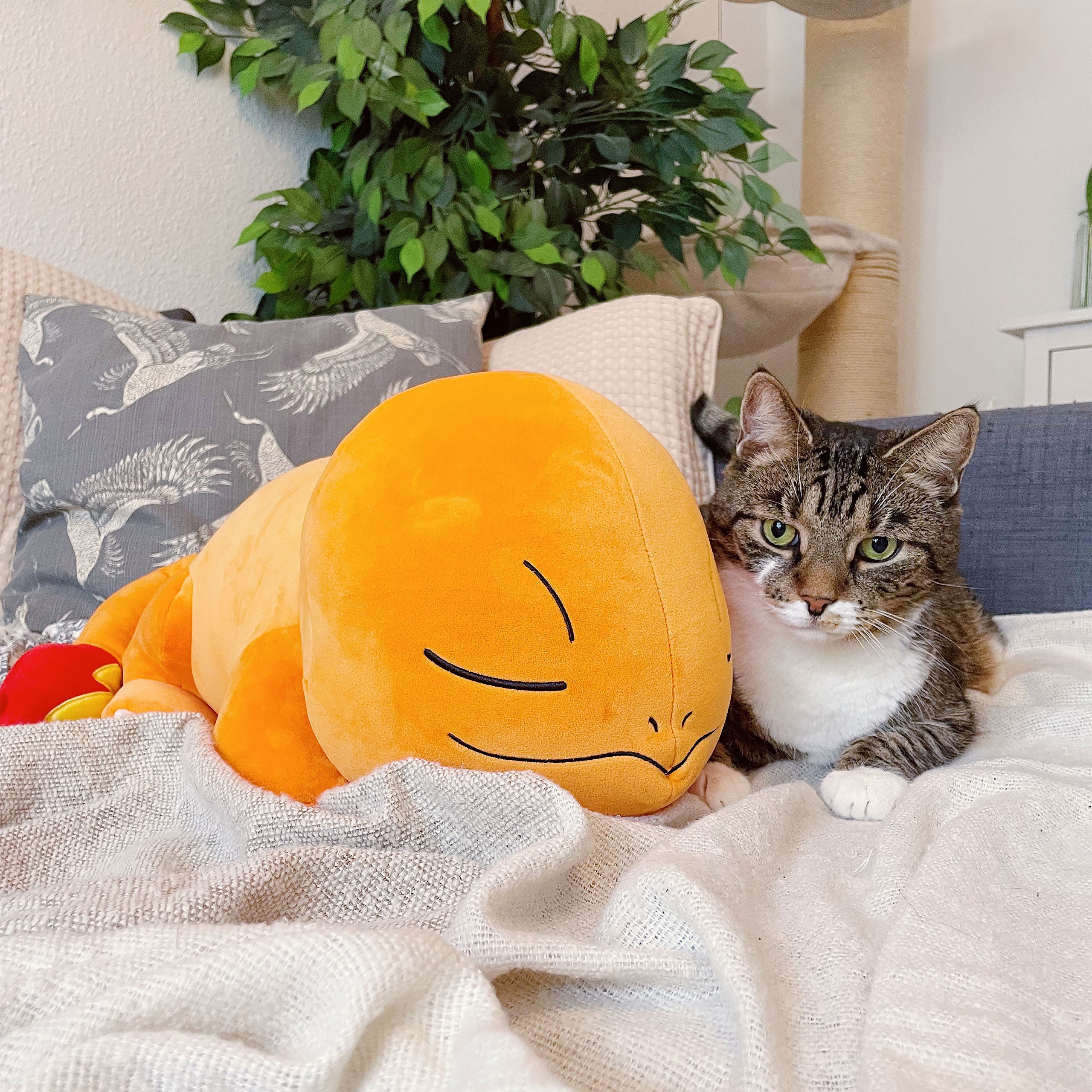 Imagen del producto Pokemon - Figura de Peluche Charmander durmiendo