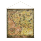 Imagen del producto El Señor de los Anillos - Mapa de la Tierra Media Wall Scroll